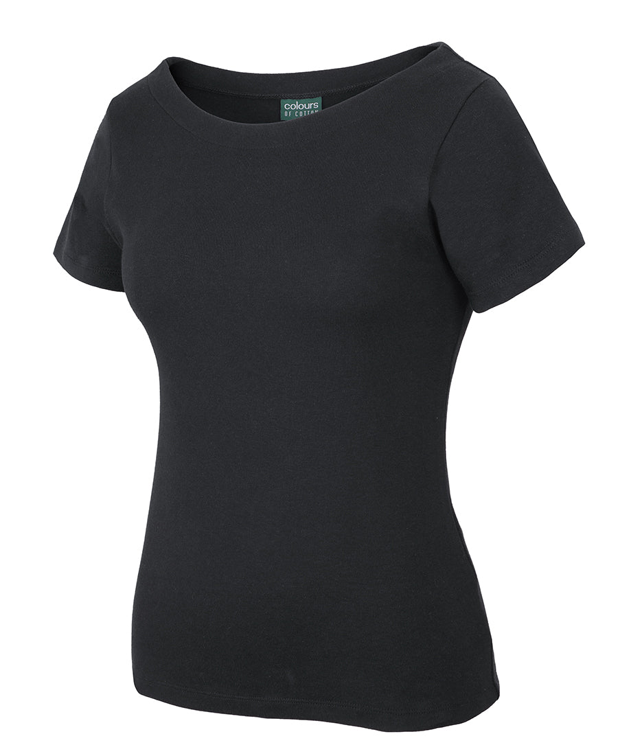 C of C Ladies Boat Neck Tee 1BTS