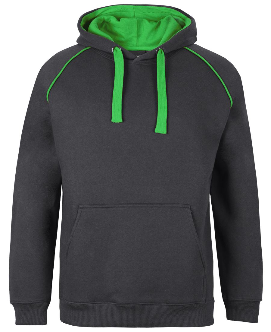 Adults Contrast Fleecy Hoodie 3CFH In 13 Colours