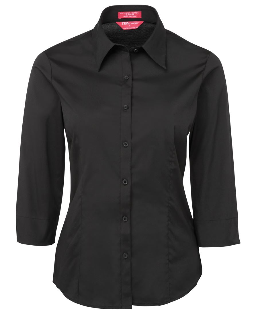 JB's Ladies Urban 3/4 Poplin Shirt 4PLU3
