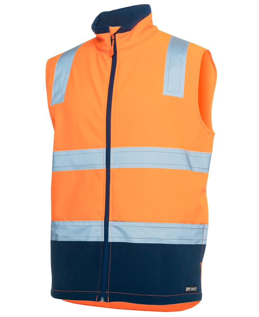 JB's Hi Vis (D+N) Three Layer Softshell Vest 6DWV