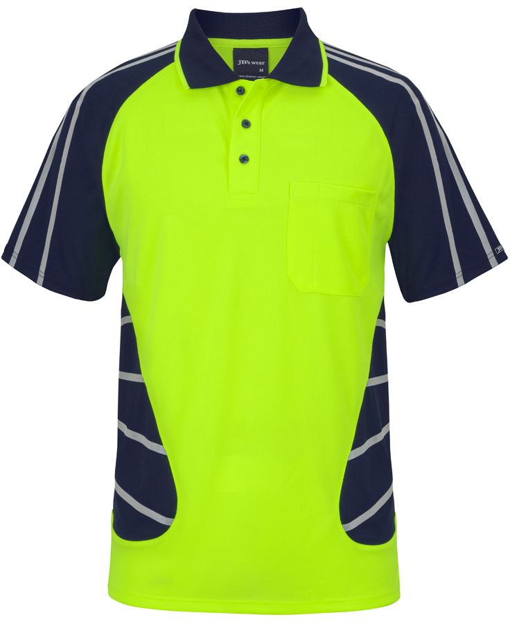 JB's Street Spider Polo with Reflective Stripes 6HSSR