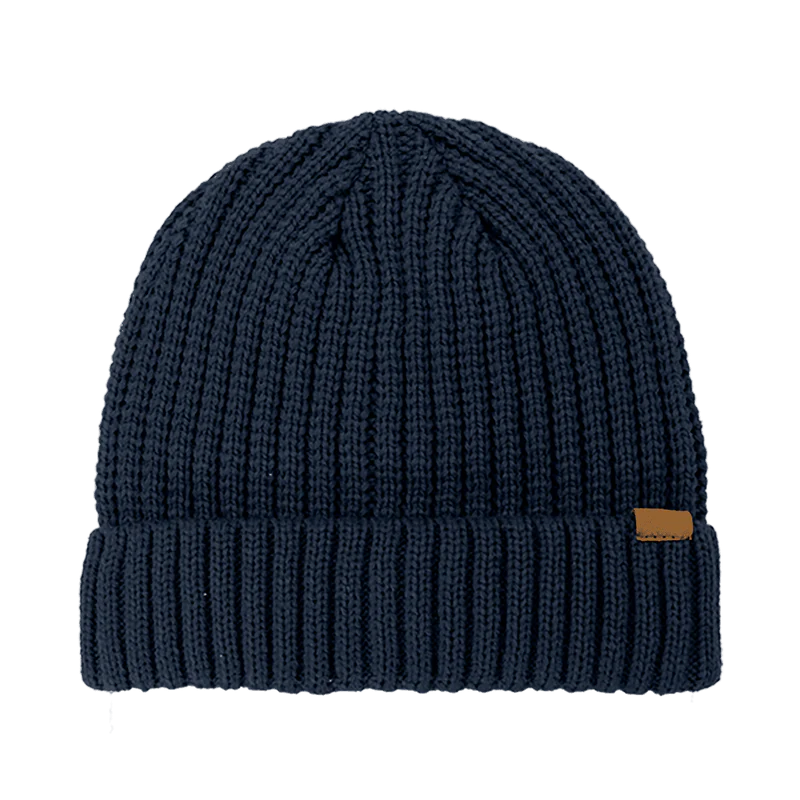B2200 Headwear24 Rib Knitted Cuffed Beanie
