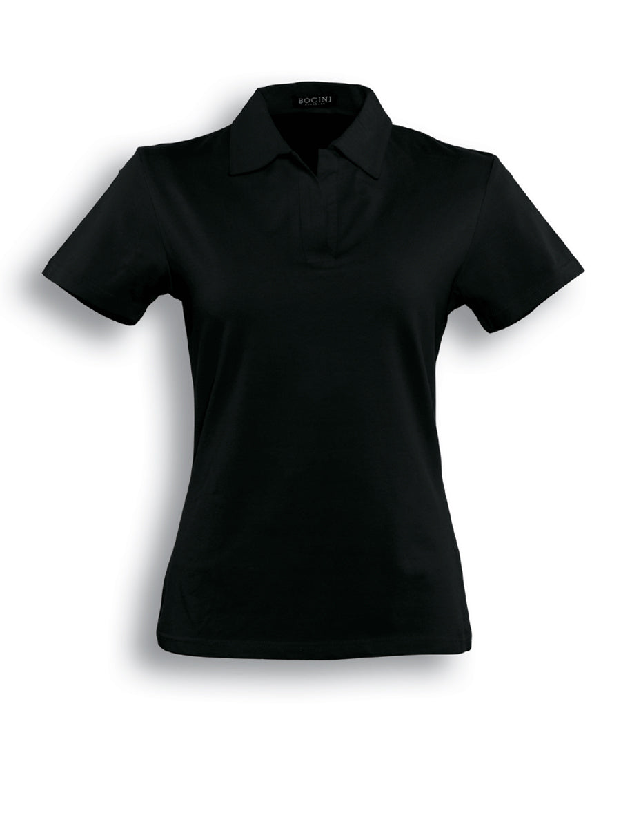 Ladies Cotton Spandex Polo Style ID: CP0436