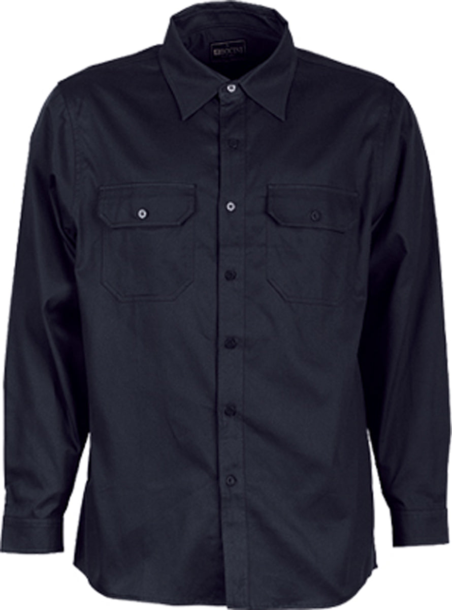 BC Unisex Adults Cotton Drill Work Shirt L/S Style ID: WS0680