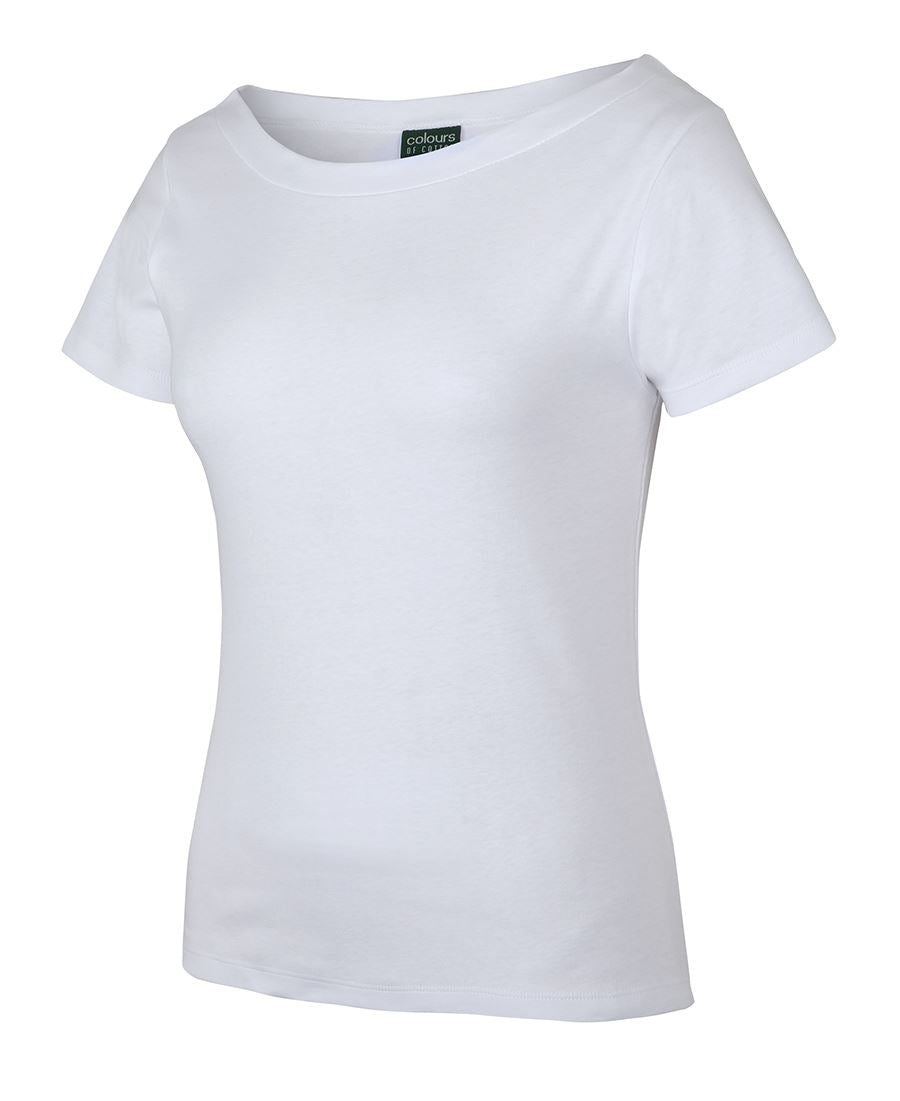 C of C Ladies Boat Neck Tee 1BTS