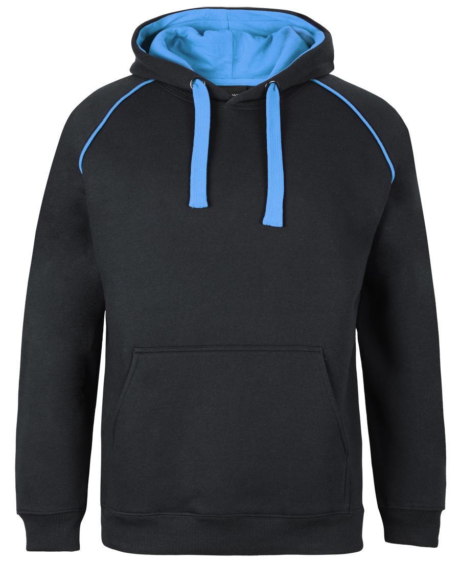Adults Contrast Fleecy Hoodie 3CFH In 13 Colours
