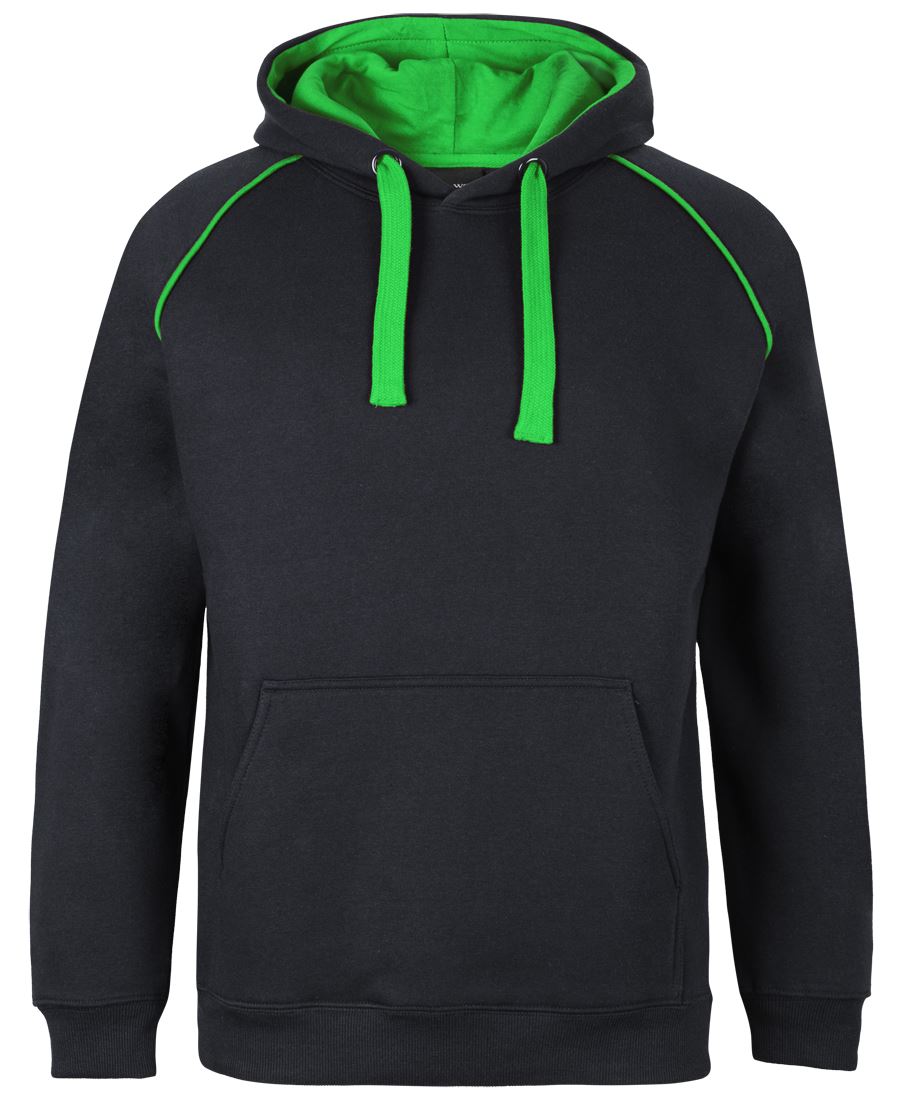 Adults Contrast Fleecy Hoodie 3CFH In 13 Colours
