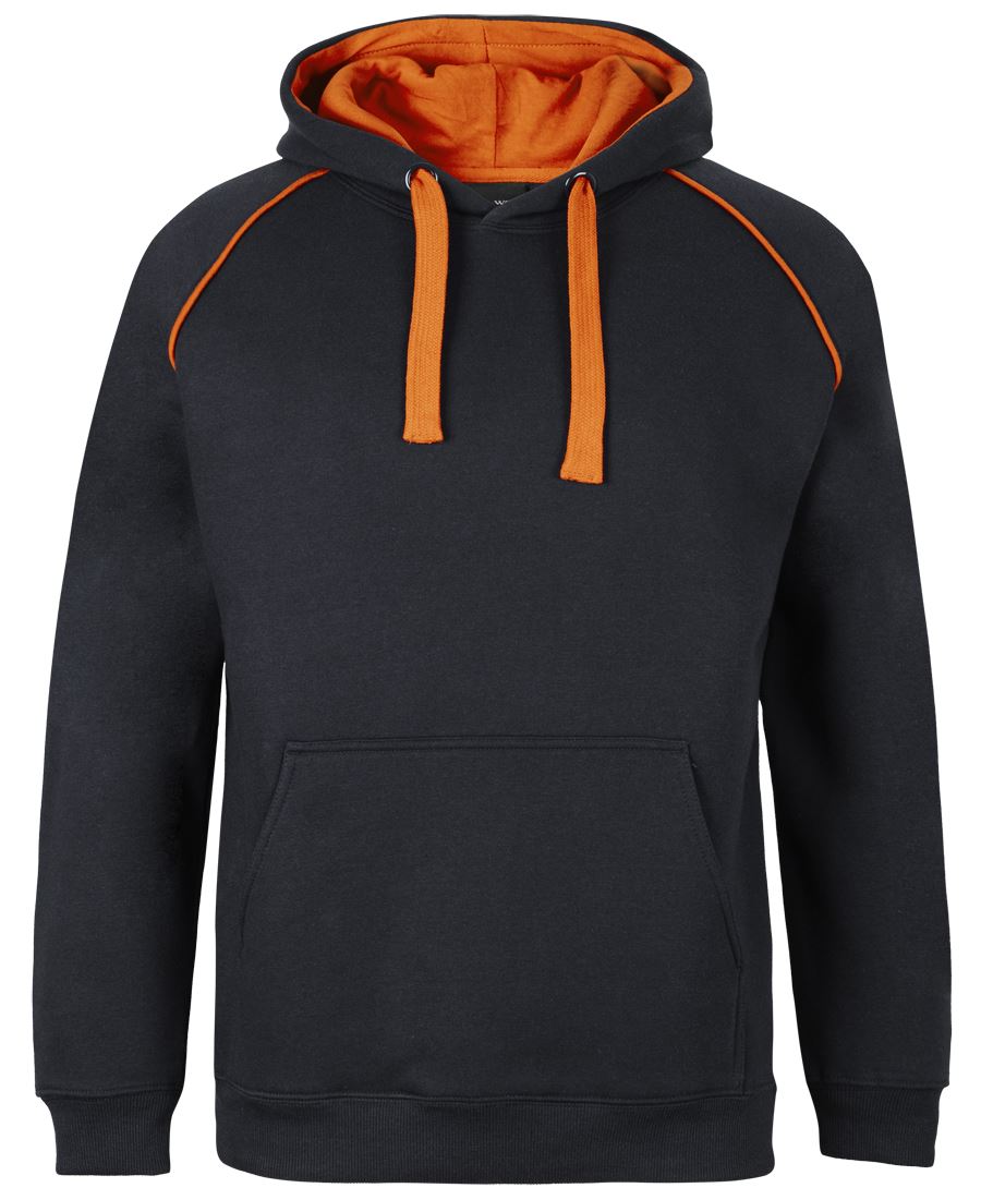 Adults Contrast Fleecy Hoodie 3CFH In 13 Colours