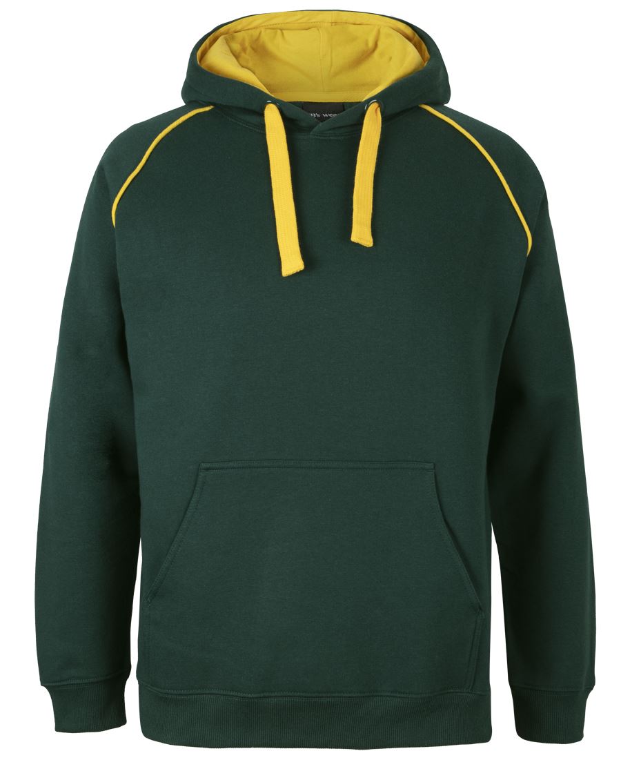 Adults Contrast Fleecy Hoodie 3CFH In 13 Colours