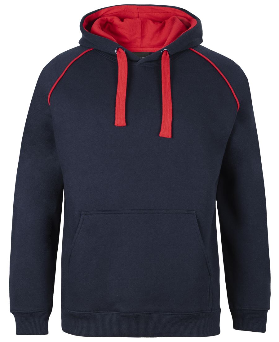Adults Contrast Fleecy Hoodie 3CFH In 13 Colours