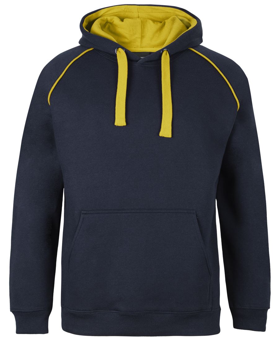 Adults Contrast Fleecy Hoodie 3CFH In 13 Colours