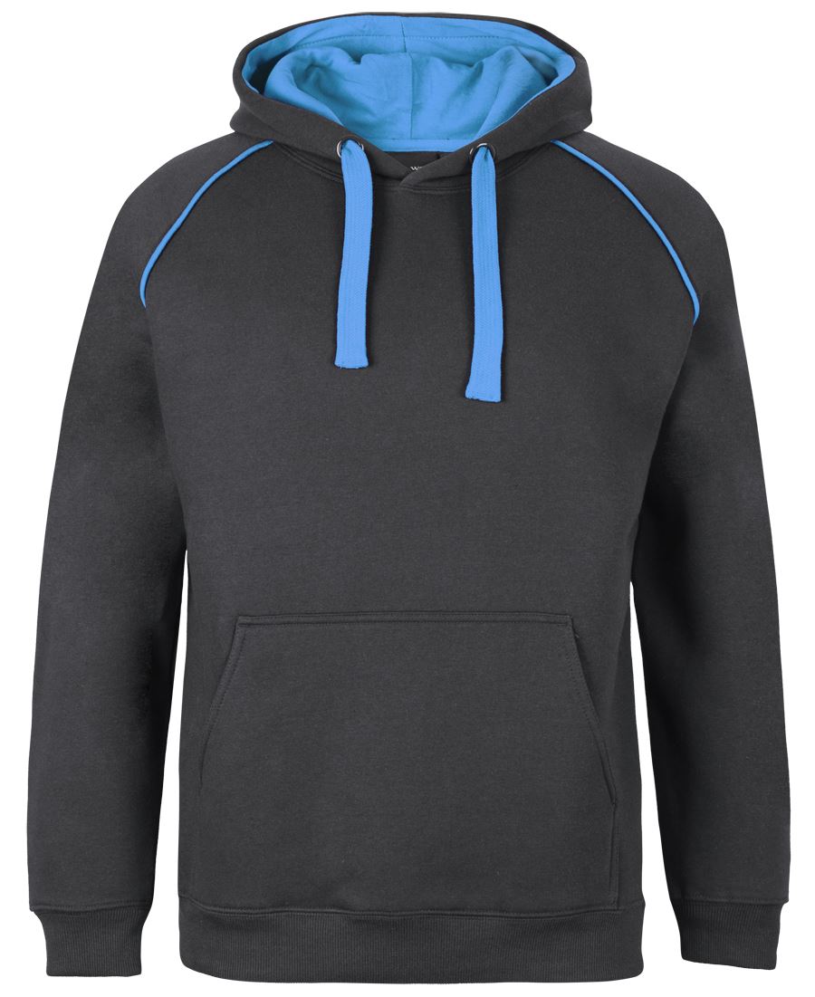 Adults Contrast Fleecy Hoodie 3CFH In 13 Colours