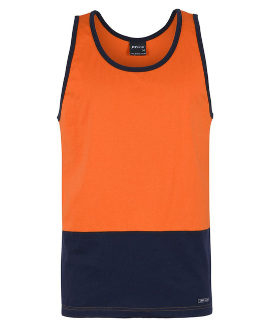 JB's Hi Vis Cotton Singlet 6HTCS