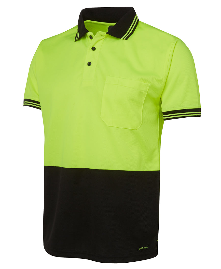 JB's Hi Vis S/S Traditional Polo 6HVPS