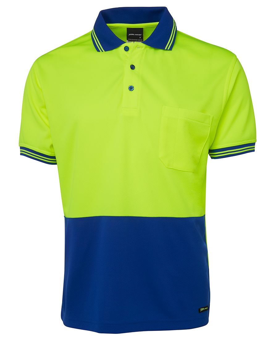 JB's Hi Vis S/S Traditional Polo 6HVPS