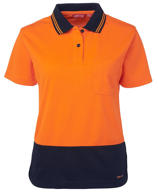 JB's Ladies Hi Vis S/S Comfort Polo 6LHCP