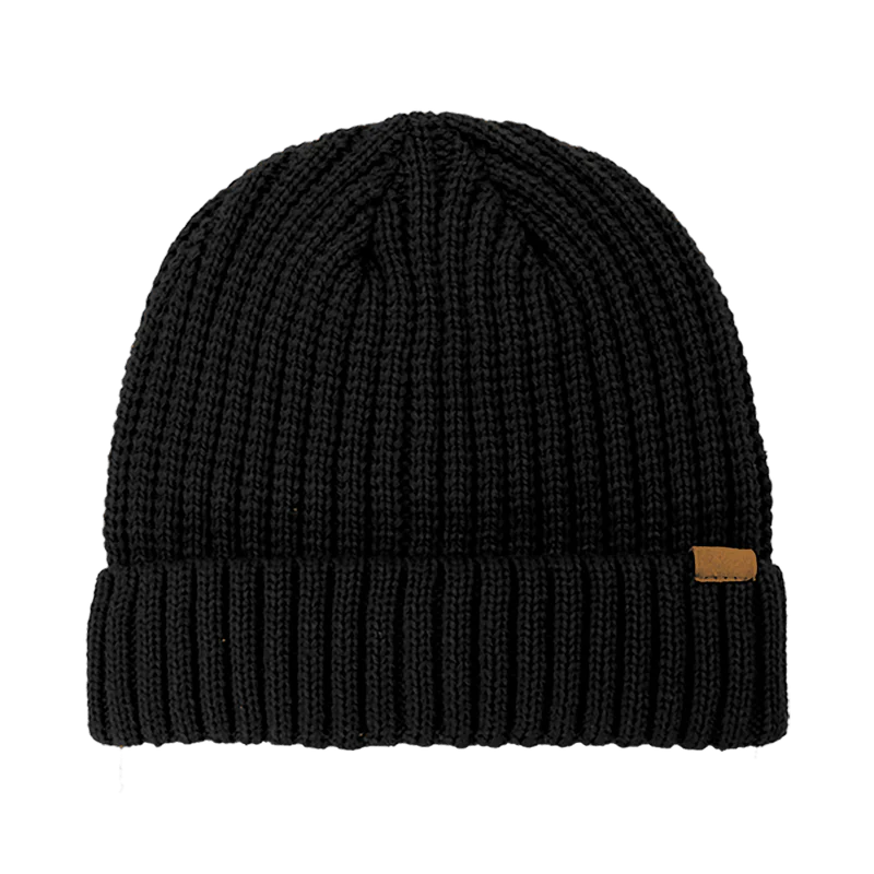 B2200 Headwear24 Rib Knitted Cuffed Beanie