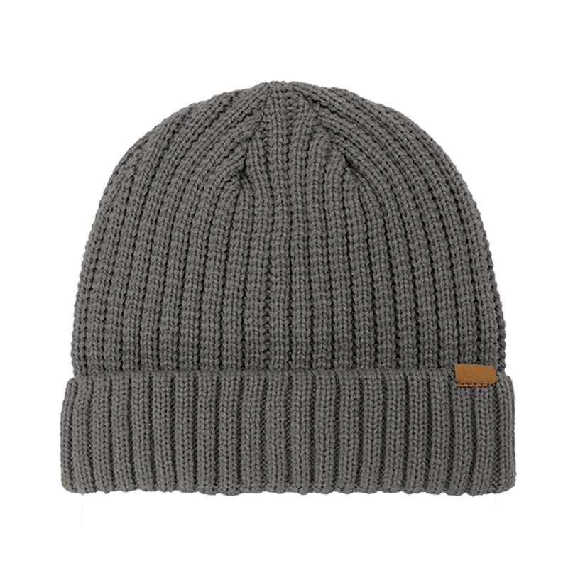 B2200 Headwear24 Rib Knitted Cuffed Beanie