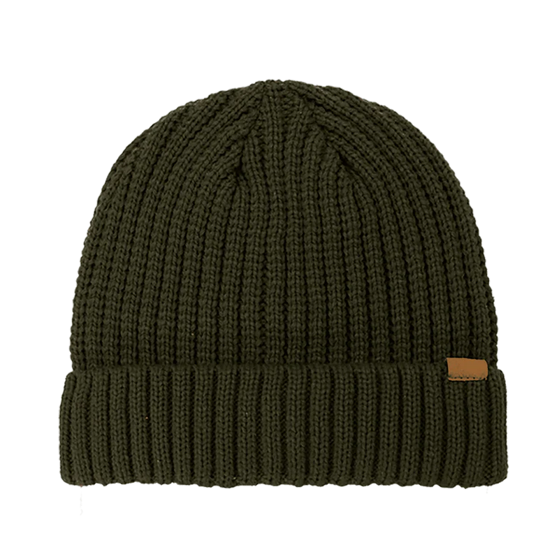 B2200 Headwear24 Rib Knitted Cuffed Beanie