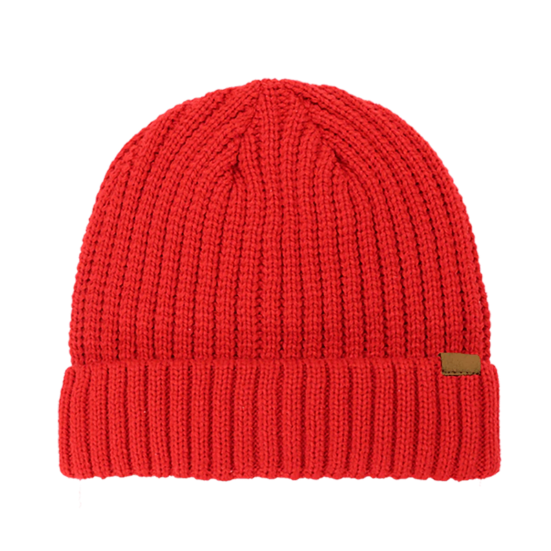 B2200 Headwear24 Rib Knitted Cuffed Beanie