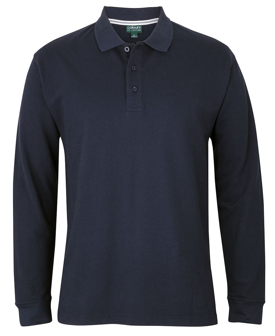 C of C L/S Pique Polo S2ML