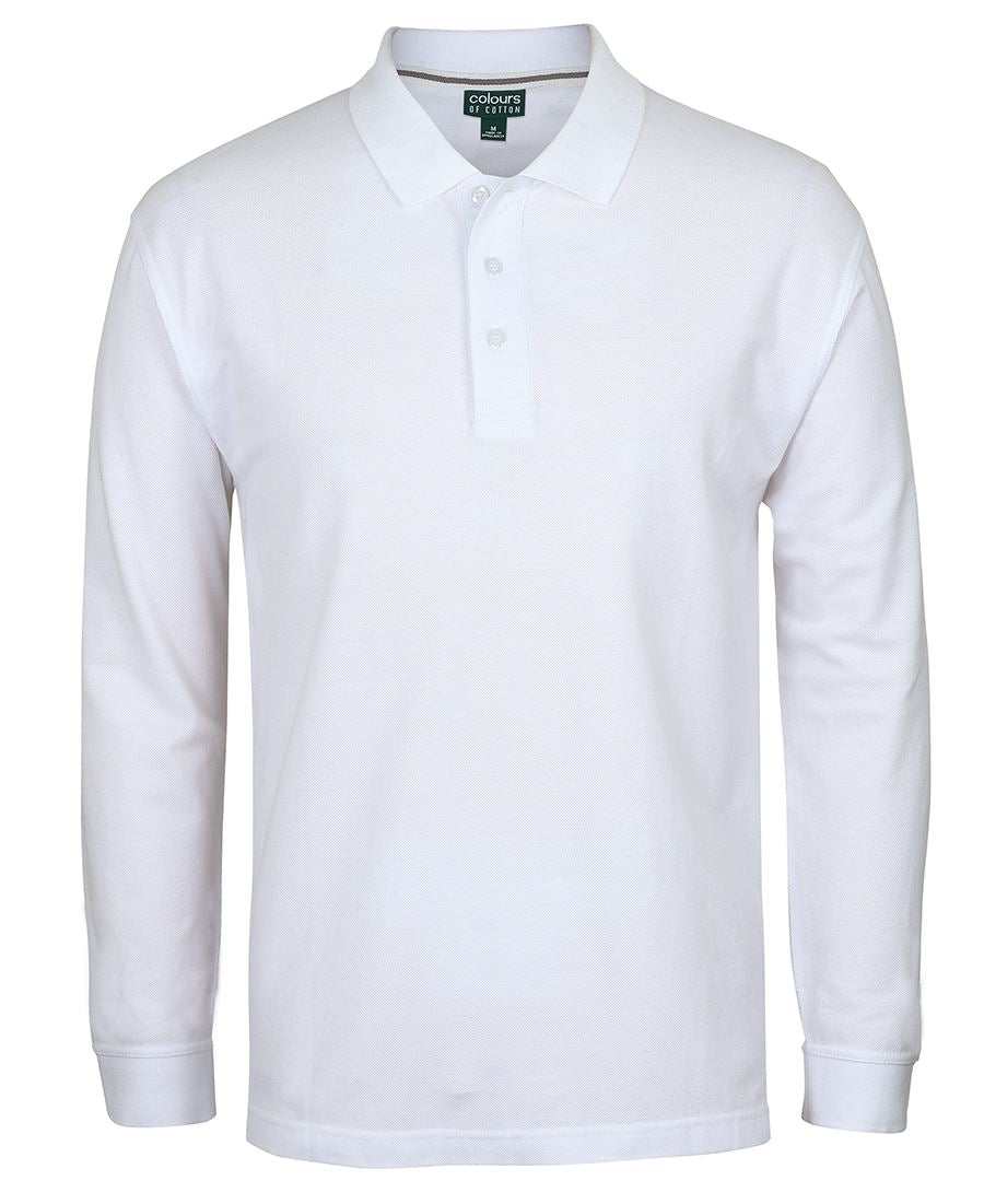 C of C L/S Pique Polo S2ML