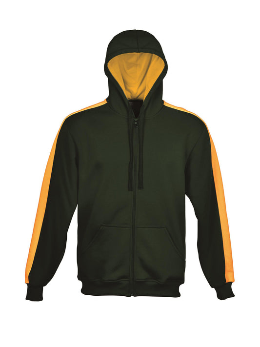 Unisex Adults Contrast Fleece Zip Through Hoodie Style ID: CJ1221