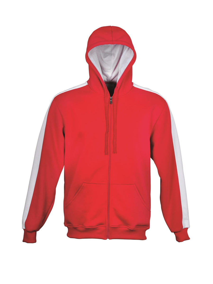 Kids Contrast Fleece Zip Through Hoodie Style ID: CJ1222
