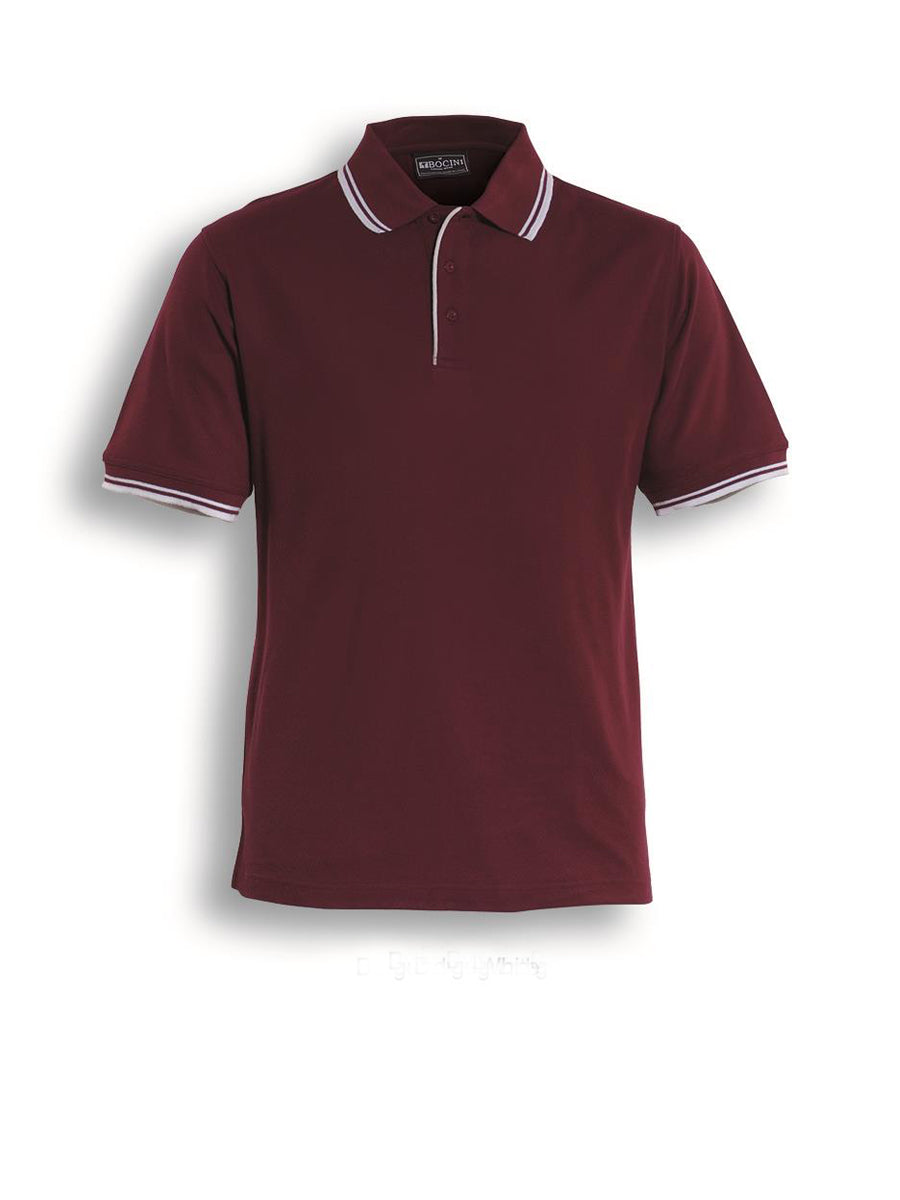 Unisex Adults Double Striped Polo Style ID: CP0422