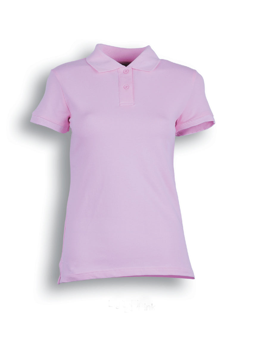 Ladies Pique Knit Fitted Cotton / Spandex Polo Style ID: CP0756