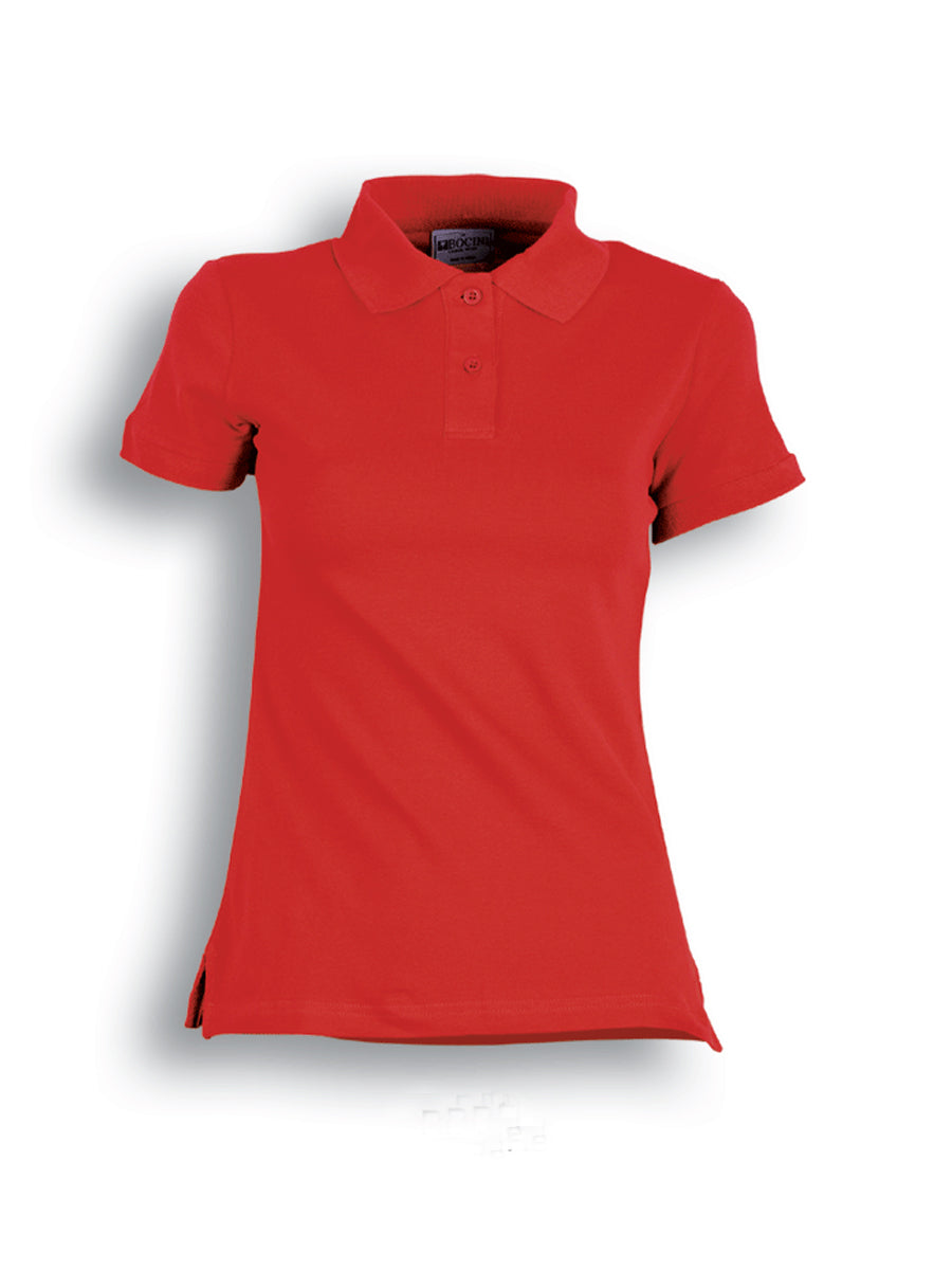 Ladies Pique Knit Fitted Cotton / Spandex Polo Style ID: CP0756