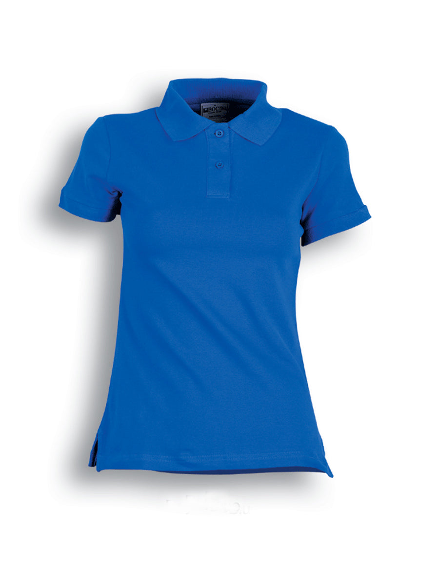 Ladies Pique Knit Fitted Cotton / Spandex Polo Style ID: CP0756