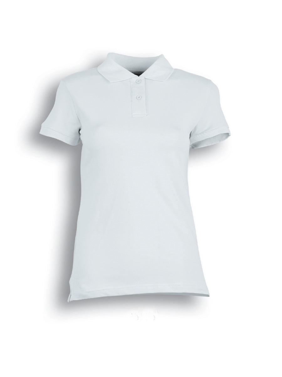 Ladies Pique Knit Fitted Cotton / Spandex Polo Style ID: CP0756