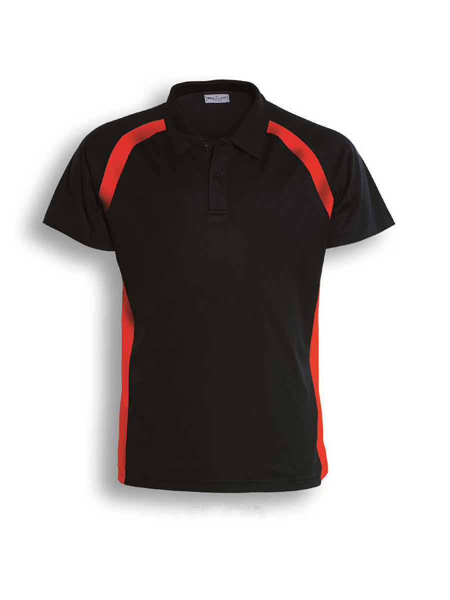 Team Essentials-Kids Short Sleeve Contrast Panel Polo Style ID: CP0939