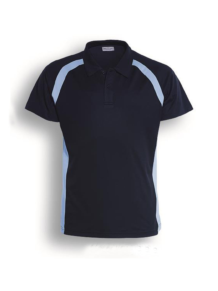 Team Essentials-Kids Short Sleeve Contrast Panel Polo Style ID: CP0939