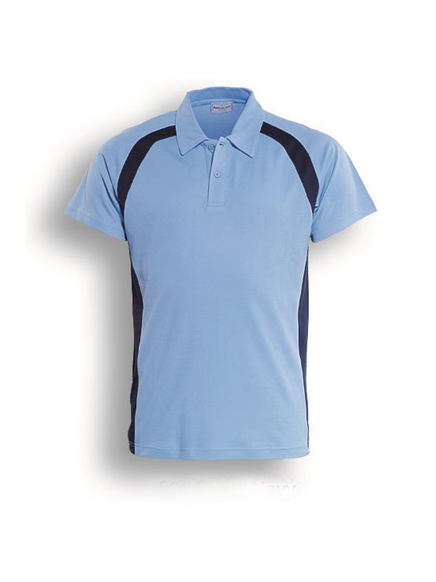 Team Essentials-Kids Short Sleeve Contrast Panel Polo Style ID: CP0939