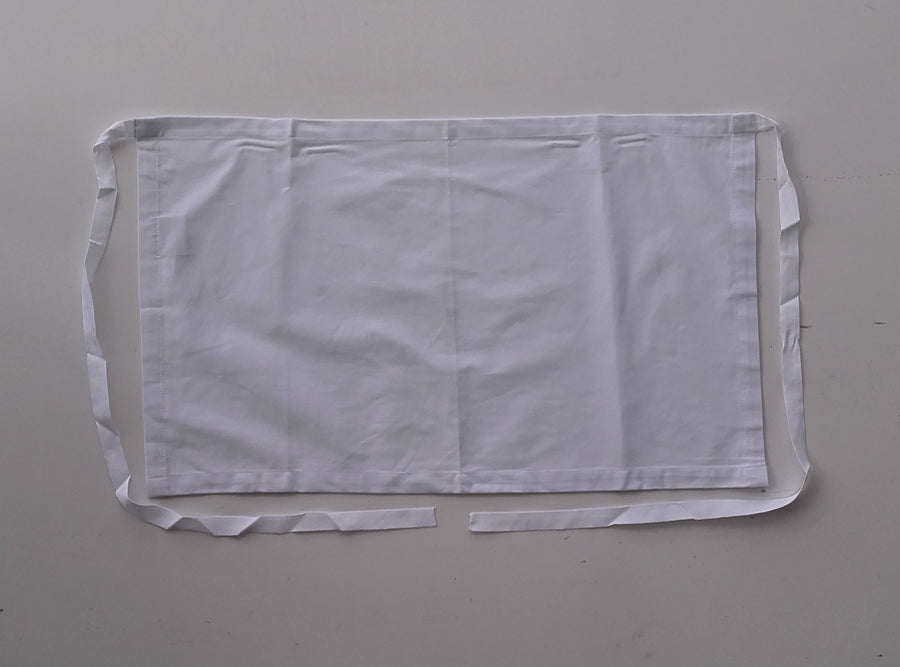 Cotton Drill Quarter Apron - No Pocket Style ID: WA0387