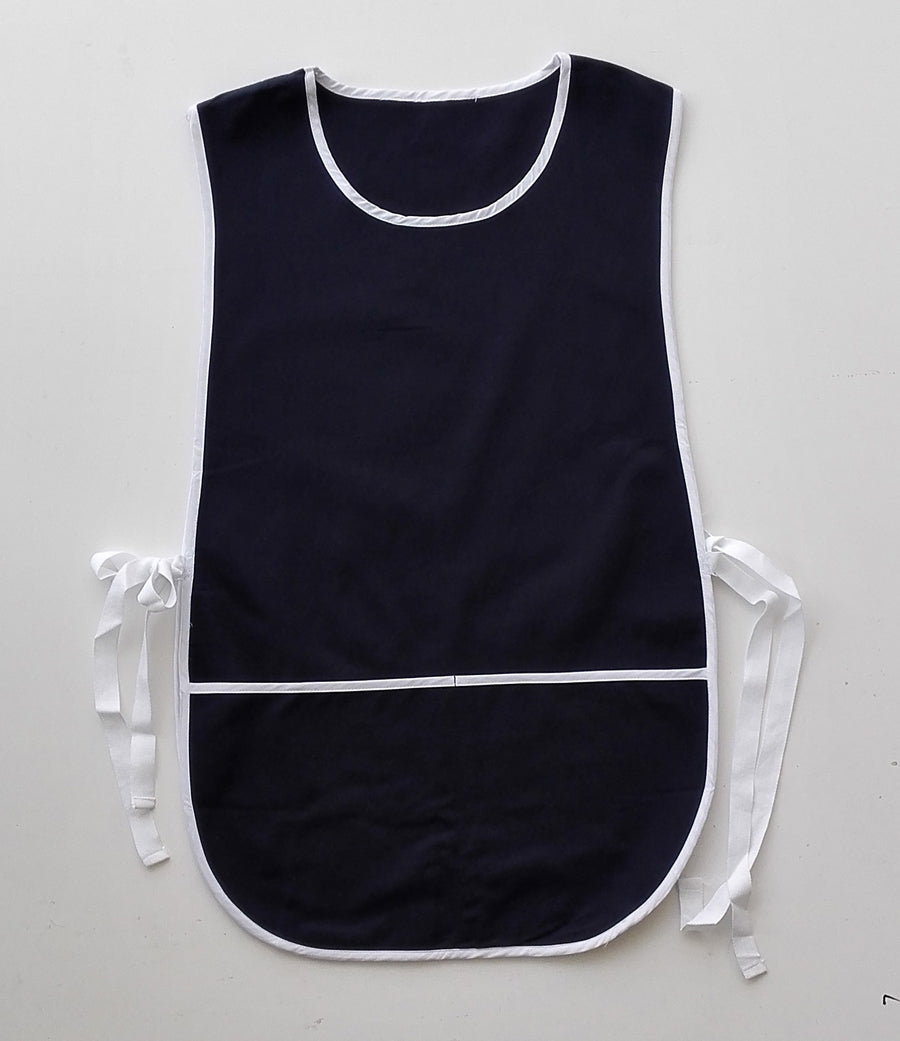 Cotton Drill Popover Apron - With Pocket Style ID: WA0398