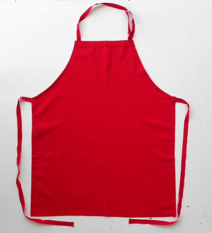 Polyester Drill Full Bib Apron - No Pocket Style ID: WA0644