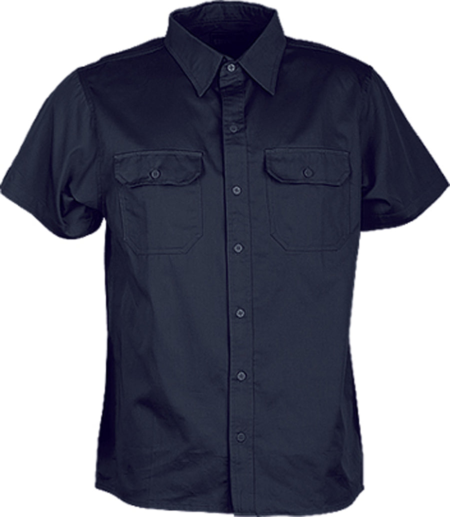BC Unisex Adults Cotton Drill Work Shirt S/S Style ID: WS0679